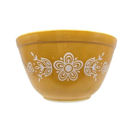 Pyrex Other - Vintage Pyrex Butterfly Gold Small 1.5 Pint Mixing Bowl 401 USA